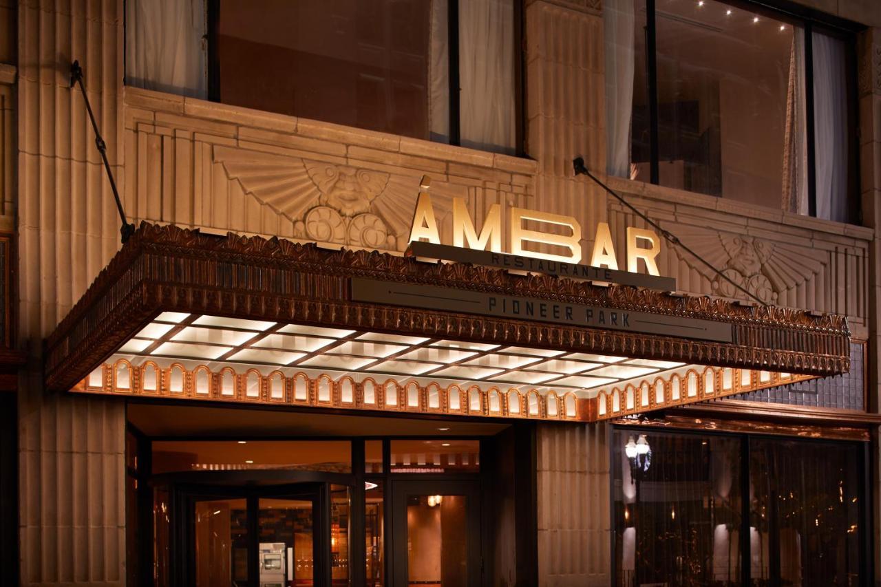 فندق ذا بلازا بايونير بارك إل باسو المظهر الخارجي الصورة The entrance to the bar