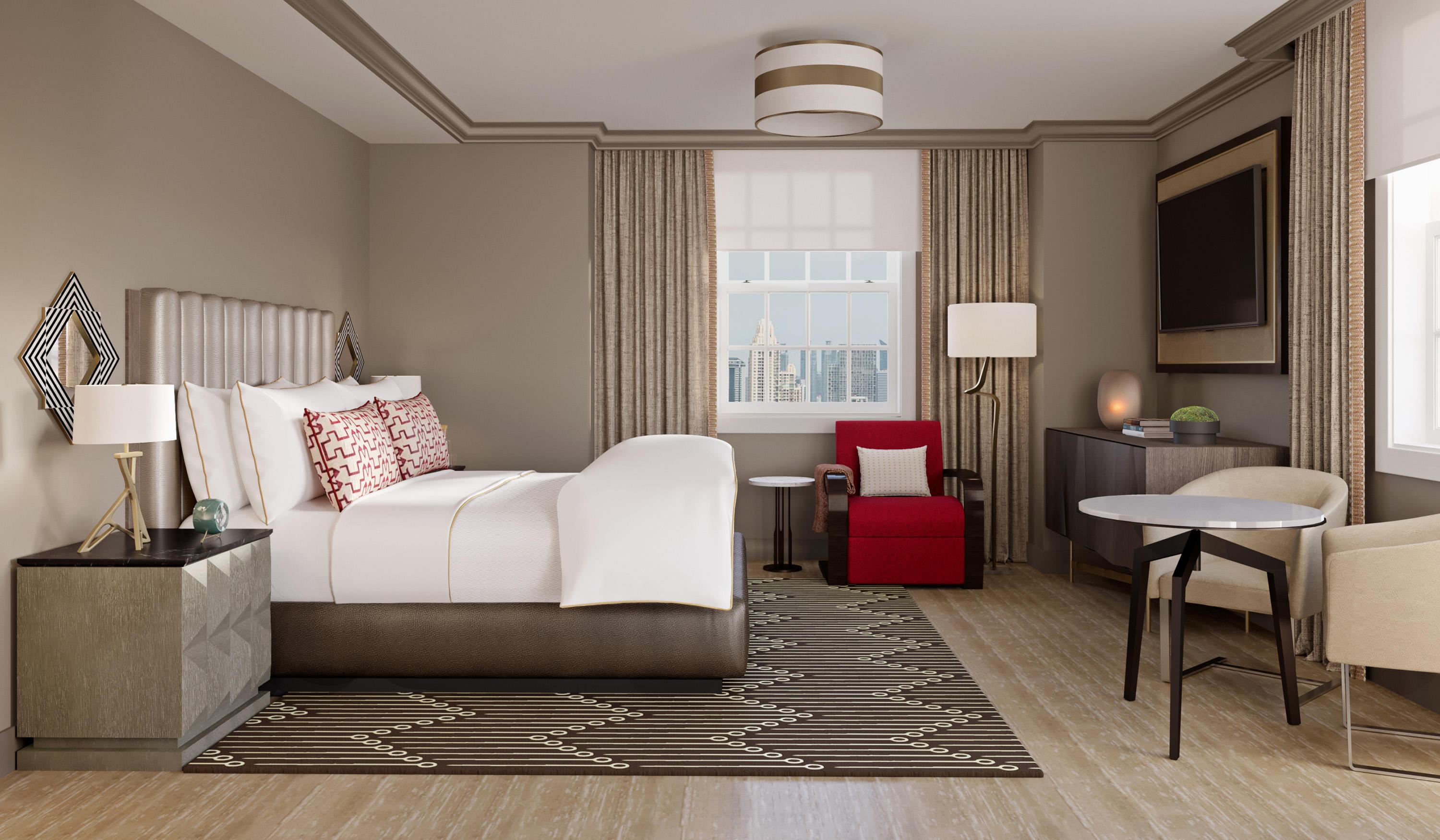 فندق ذا بلازا بايونير بارك إل باسو المظهر الخارجي الصورة A guest room at the Hotel Commonwealth