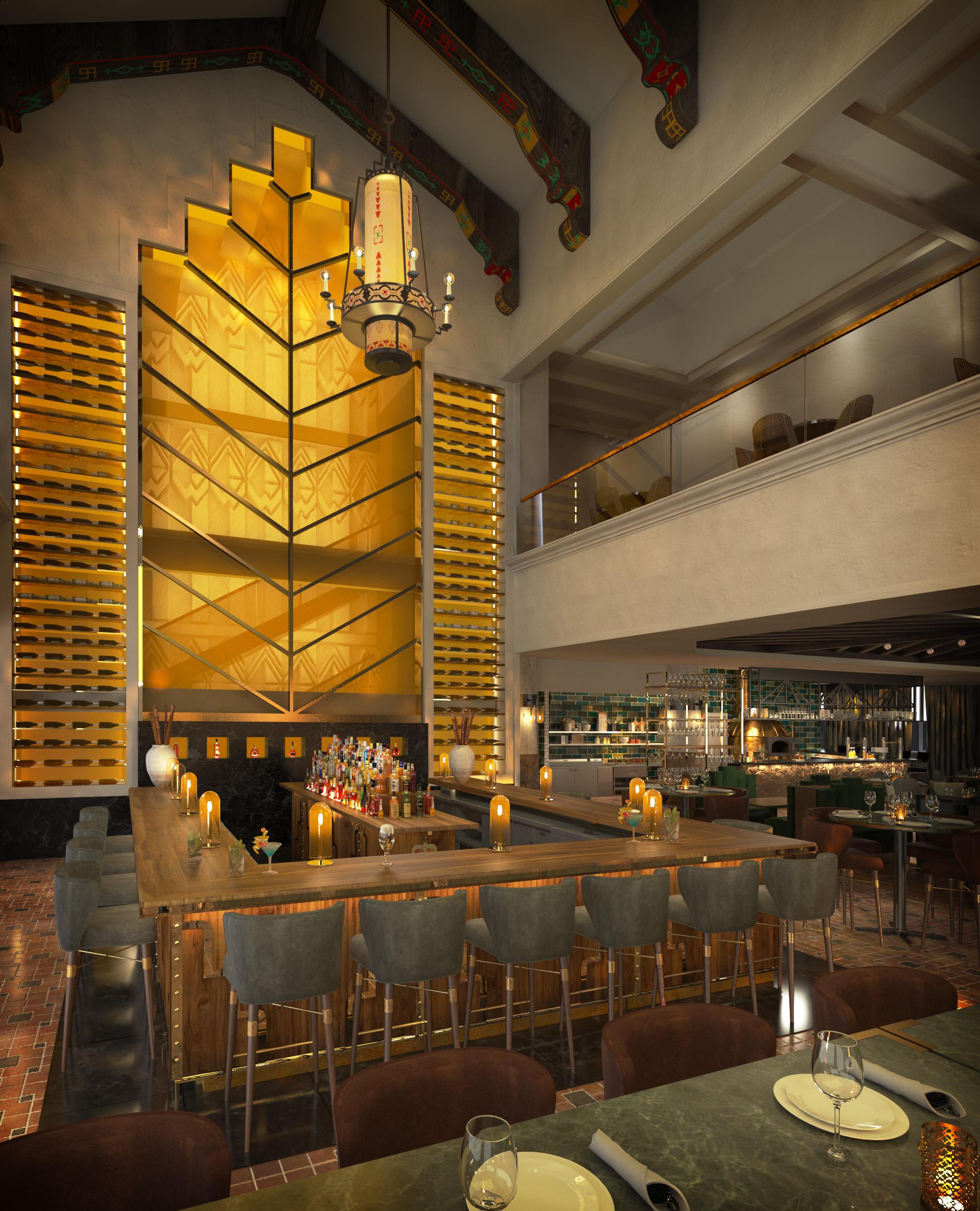 فندق ذا بلازا بايونير بارك إل باسو المظهر الخارجي الصورة The bar at the Wynn